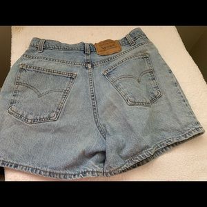 Levi's high waisted shorts